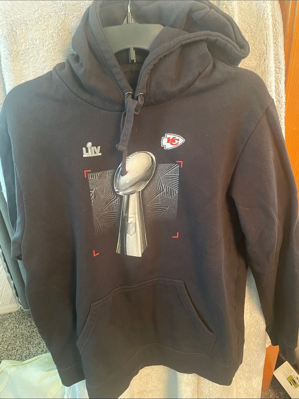 Kansas City Chiefs Super Bowl LIV Hoodie - Black